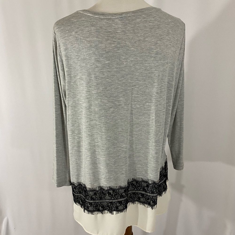 NWT Talbots Lace Border Top - Picture 6 of 8